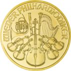 1989-2001 1 oz Austria Gold Philharmonic Random Year customary in banking