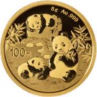 2025 8g China Gold Panda Freshly minted