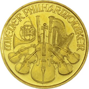 1989-2001 1/10 oz Austria Gold Austria Gold Philharmonic Random Year customary in banking