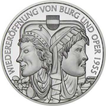 2005 16g Austria Silver Austrian Federal Theatres PP