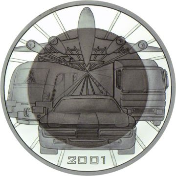 2001 9g Austria Silver / Titanium Mobility PP