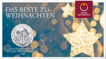 2023 1 oz Austria Silver Austria Silver Philharmonic Christmas Edition UN