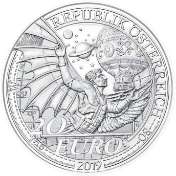 2019 20.74g Austria Silver Austria Silver The Dream of Flying PP