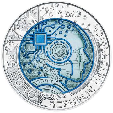 2019 9g Austria Silver / Niobium 2019 9g Austria Silver / Niobium Artificial Intelligence PN PN