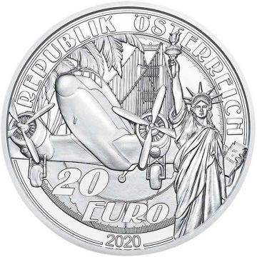 2020 20.74g Austria Silver Austria Silver Traveling Above the Clouds PP