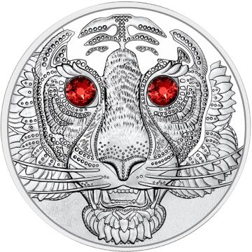 2022 20.74g Austria Silver Austria Silver Asia - Strength of the Tiger PP