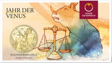 2025 23.40g Austria Silver 2025 23.40g Austria Silver Calendar Medal PP PP