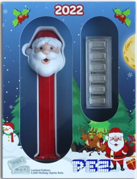 29.99g USA Silver PEZ - Santa Claus Set UN