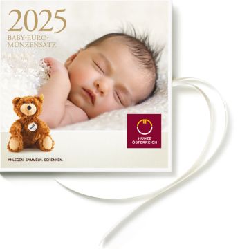 2025 Austria Copper-Nickel 2025 Austria Copper-Nickel Course set Baby/Blister PN Austria PN PN