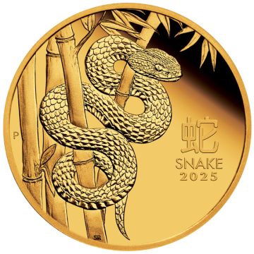 2025 1 oz Australia Gold Lunar Snake PP PP