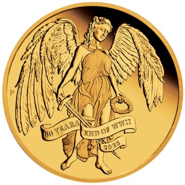 2025 1 oz Australia Gold Australia Gold 80th Anniversary of the End of WWII PP
