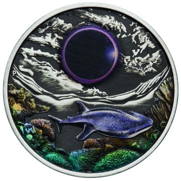 2023 2 oz Australia Silver Australia Silver Solar Eclipse at Ningaloo TO