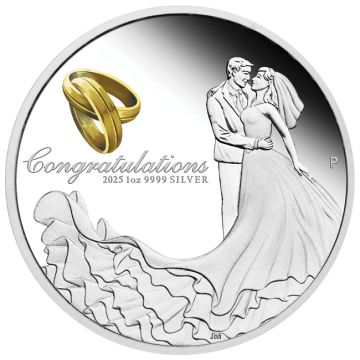 2025 1 oz Australia Silver 2025 1 oz Australia Silver Wedding PP PP
