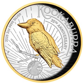 2025 2 oz Australia Silver Australian Kookaburra PP