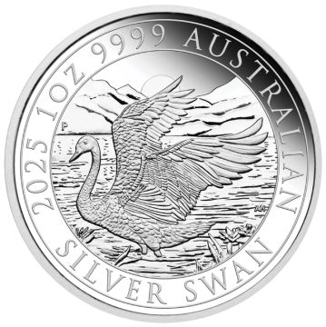 2025 1 oz Australia Silver Australian Swan PP