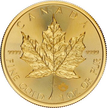 2025 1 oz Canada Gold Maple Leaf Freshly minted