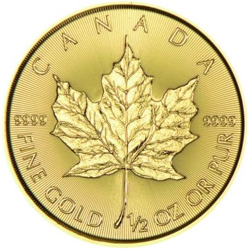 1/2 oz Canada Gold Canada Gold Maple Leaf Random bankenüblich - kann zerkratzt sein / Bank Standard - may be scratched
