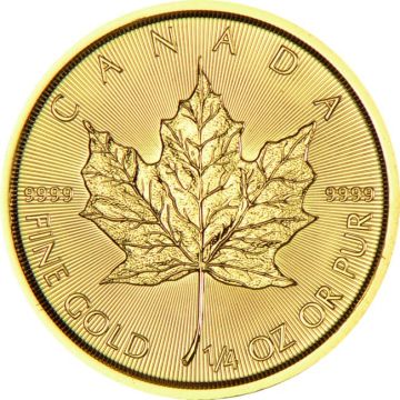 1/4 oz Canada Gold Canada Gold Maple Leaf Random year bankenüblich - kann zerkratzt sein / Bank Standard - may be scratched