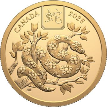 2025 15.42g Canada Gold 2025 15.42g Canada Gold Lunar Snake PP PP