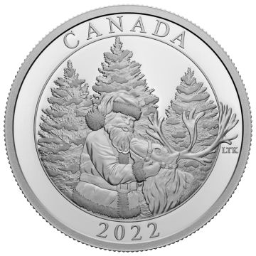 2022 94.24g Canada Silver Canada Silver The magic of Christmas time PP