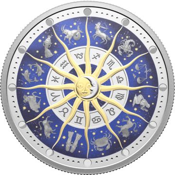 2025 62.68g Canada Silver 2025 2oz Canada Silver Zodiac Signs PP PP