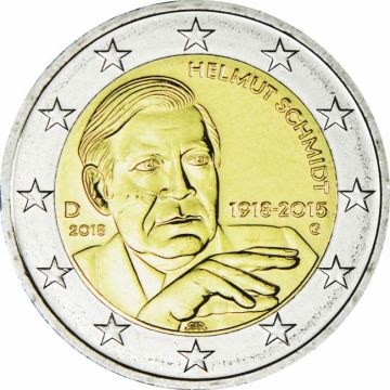 2018 Germany Copper-Nickel 2018 Germany Copper-Nickel 100th Birthday Helmut Schmidt UNC UNC