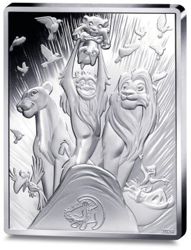 2024 22.18g France Silver France Silver 30 Years King of Lions Rectangle PP