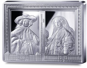 2025 99.90g France Silver France Silver Marten Soolmans and Oopjen Coppit Portrait PP