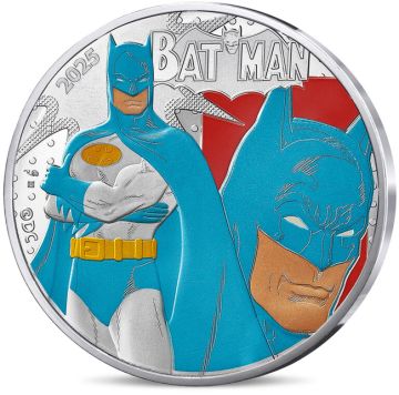 2025 31.50g France Silver Batman Vintage UN