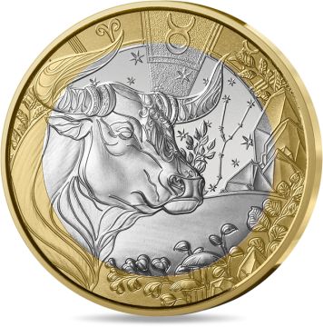 2025 France Copper-Nickel Zodiac Sign: Taurus BU