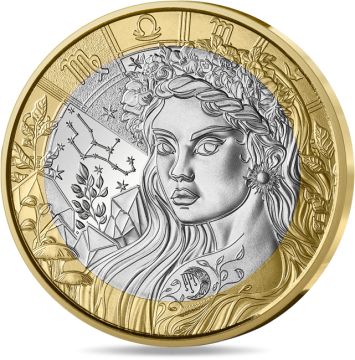 2025 France Copper-Nickel Zodiac Sign: Virgo BU
