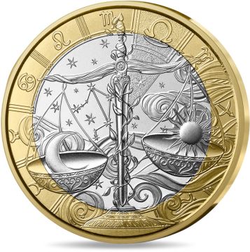 2025 France Copper-Nickel Zodiac sign: Libra BU