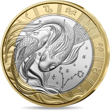 2025 France Copper-Nickel Zodiac sign: Pisces BU
