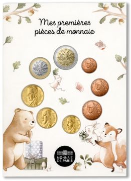 2025 France Copper-Nickel Mini set - My first coins (FDC) BU