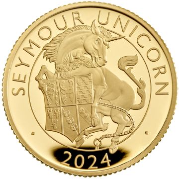 2024 1/4 oz Great Britain Gold Great Britain Gold Seymour Unicorn PP