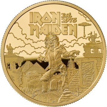 2025 31.21g Great Britain Gold Iron Maiden PP