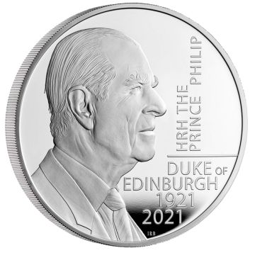 2021 156.14g Great Britain Silver Great Britain Silver Prince Philip PP