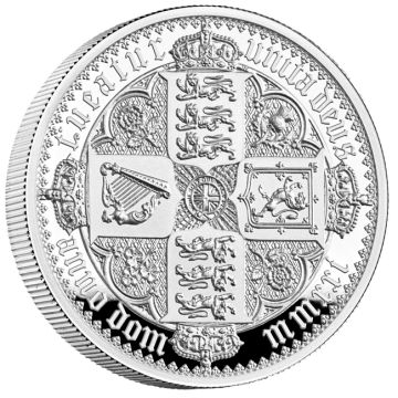 2021 155.35g Great Britain Silver Great Britain Silver Gothic Crown PP