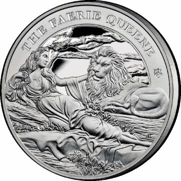 2023 155.36g St. Helena Silver St. Helena Silver The Faerie Queene: Una & Lion PP