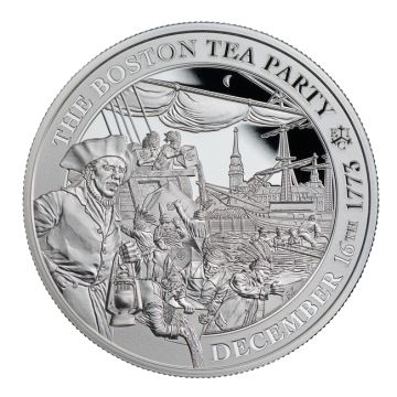 2023 1 oz St. Helena Silver St. Helena Silver Boston Tea Party PP
