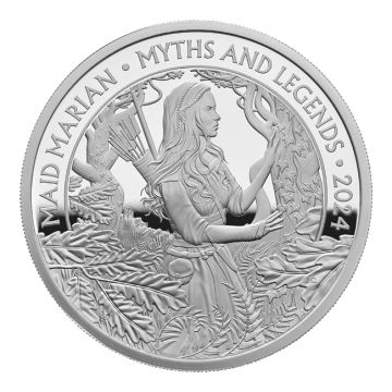 2024 1 oz Great Britain Silver 2024 1 oz Great Britain Silver Maid Marian PP PP