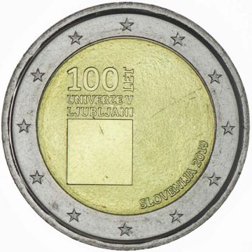 2019 Slovenia Copper-Nickel 2019 Slovenia Copper-Nickel 100 Years of University of Ljubljana UNC UNC