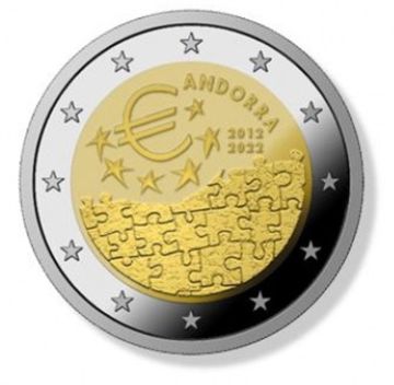 2022 Andorra Copper-Nickel 2022 Andorra Copper-Nickel Entry into force of the Currency agreement UNC UNC