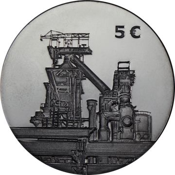2014 Luxembourg Copper-Nickel 2014 Luxembourg Copper-Nickel Steel Industry UNC UNC
