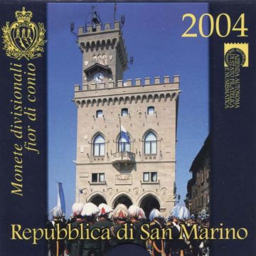 2004 San Marino Copper-Nickel 2004 San Marino Copper-Nickel Coin Set: San Marino: 2004 UN UN