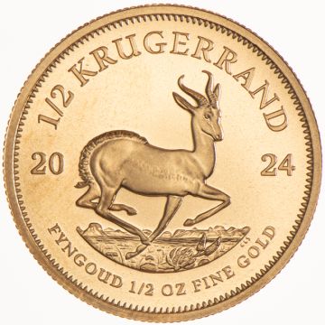 2024 1/2 oz South Africa Gold Krugerrand Freshly minted