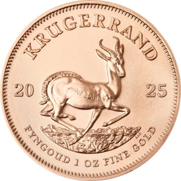 2025 1 oz South Africa Gold Krugerrand Freshly minted