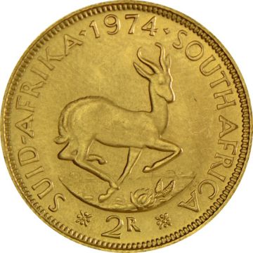 7.33g South Africa Gold South Africa 2 Rand Gold customary in banking