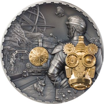 2021 93.22g Cook Islands Silver Cook Islands Silver Steampunk: Jet Pack TO