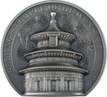 2023 155.36g Cook Islands Silver Cook Islands Silver Heavenly Altar in Beijing TO